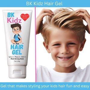 Boys Hair Gel - 7 oz. -  Simple Hair Styling Solution for Toddlers & Kids